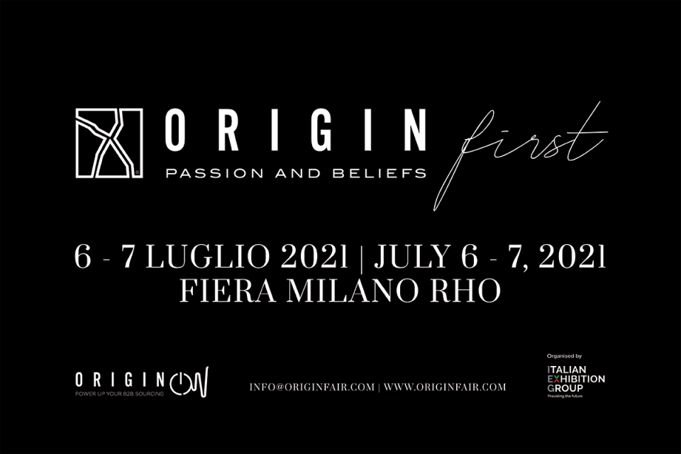 Origin First appointment will be in july and will present "Origin On", the business platform for Italian fashion manufacturing